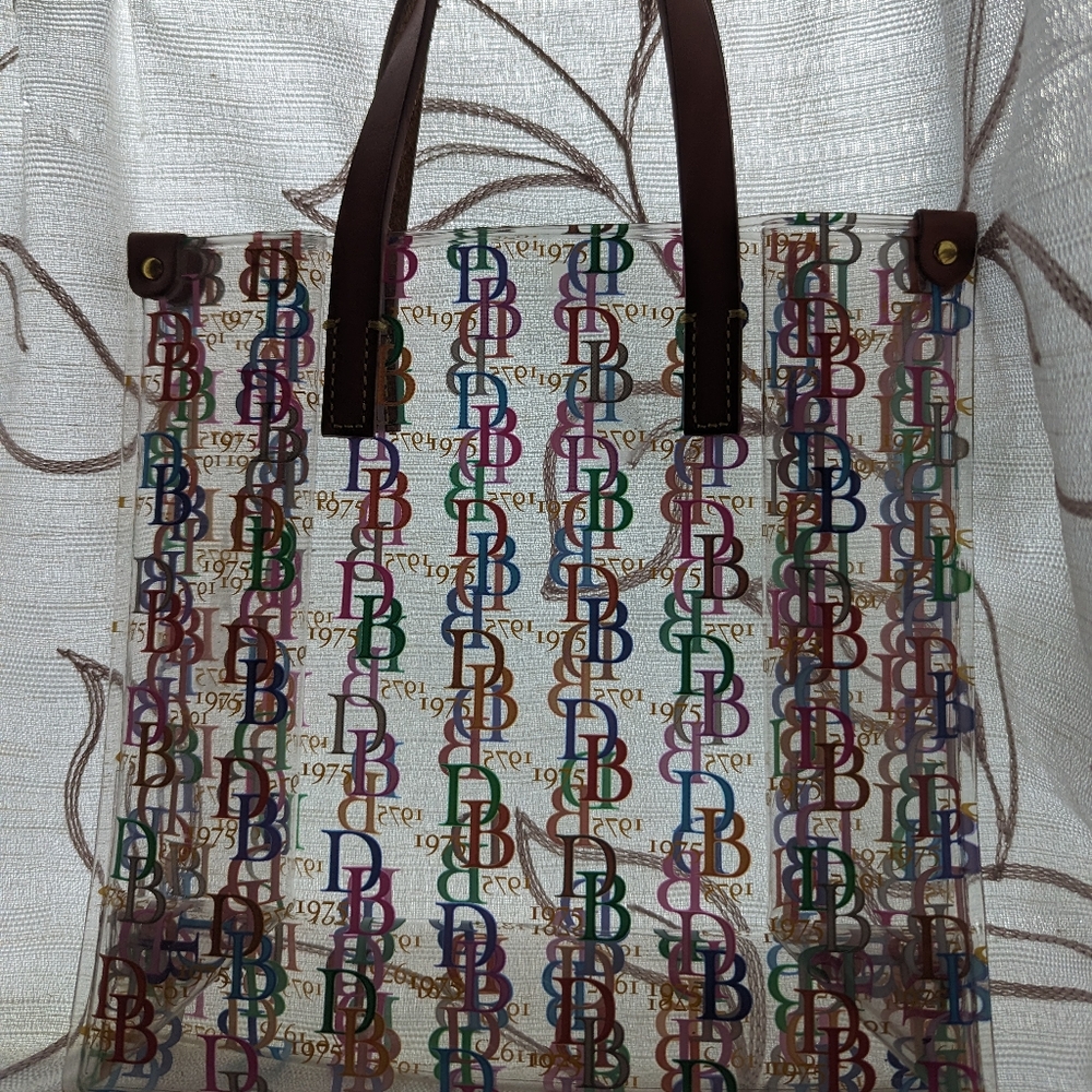 Vintage Dooney & Bourke clear bag